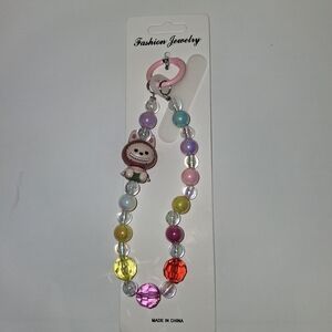 Fashion Jewelry Multicolor Beaded Wristlet Strap For Phone